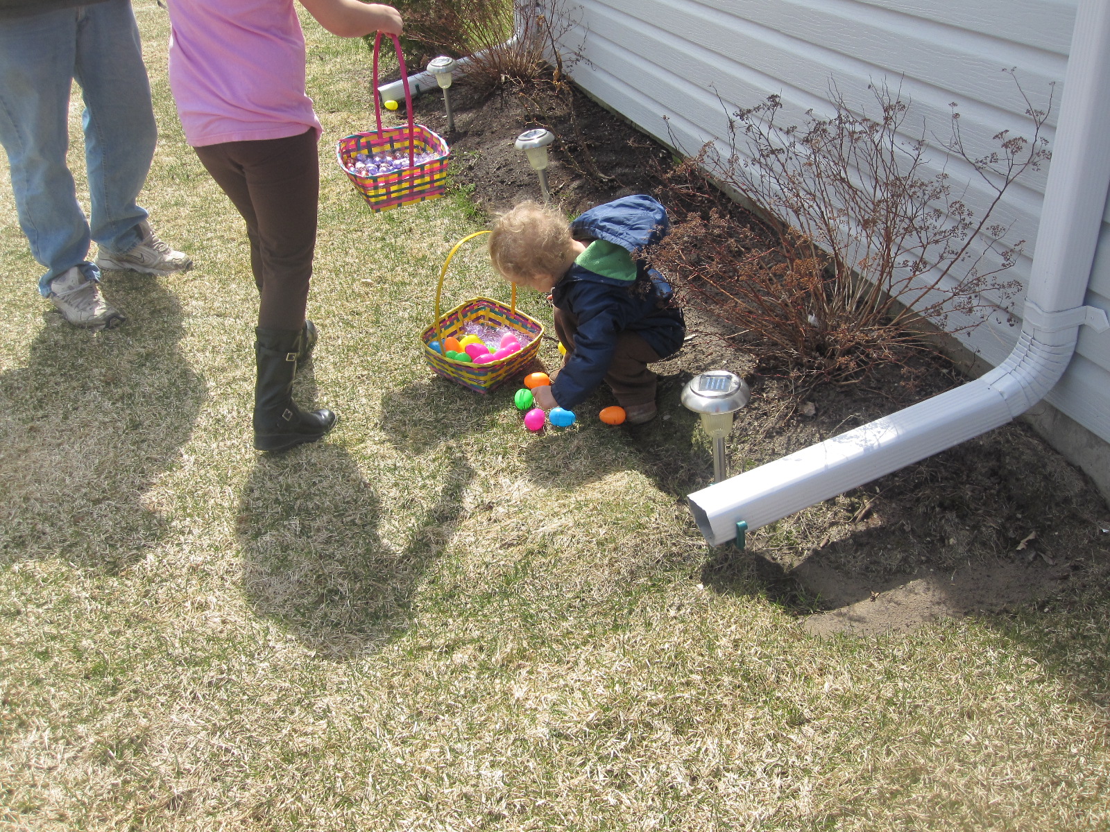 Hunting for those elusive eggs at Easter...