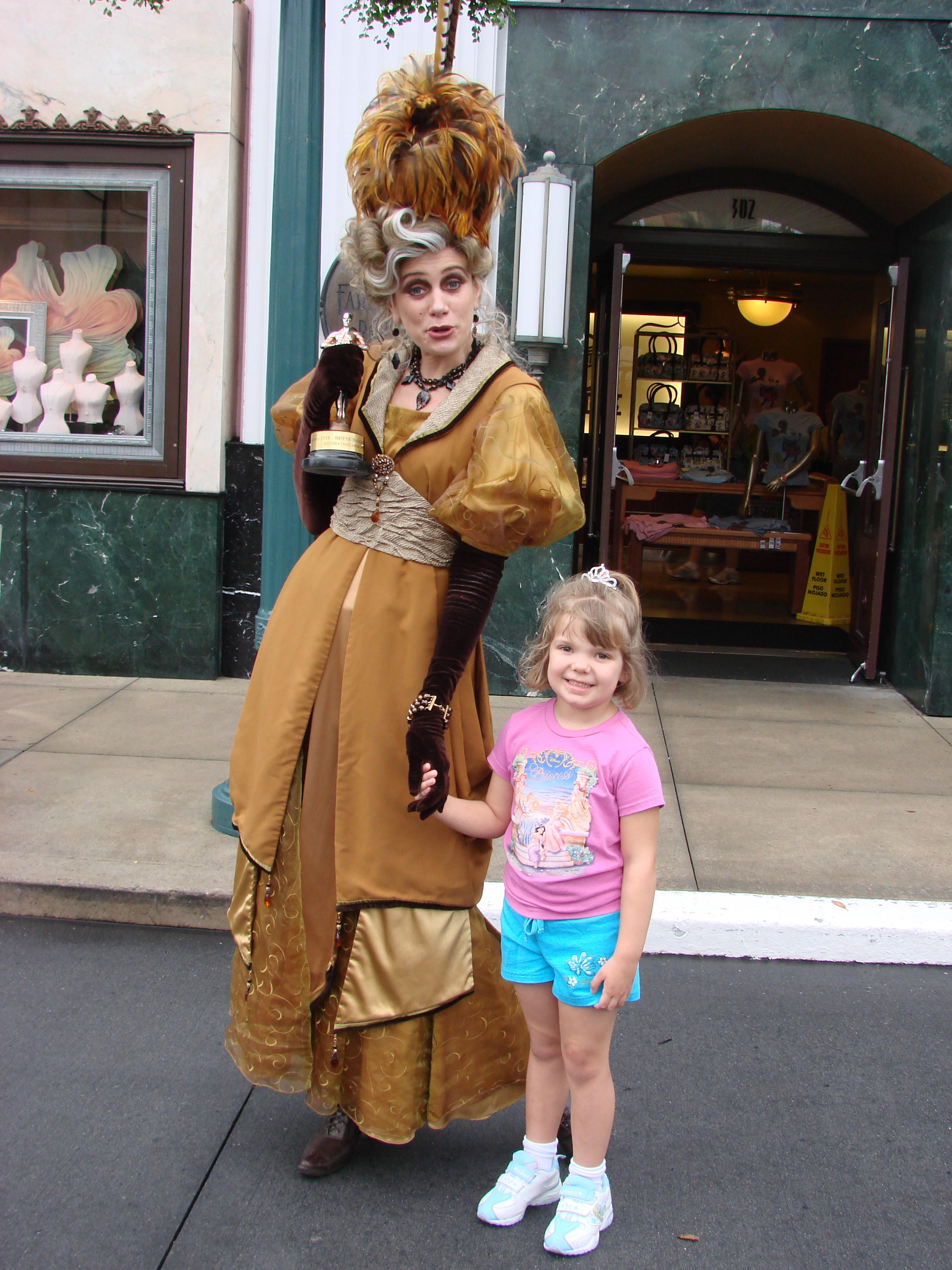 Emily and a Citizen of Hollywood at DHS