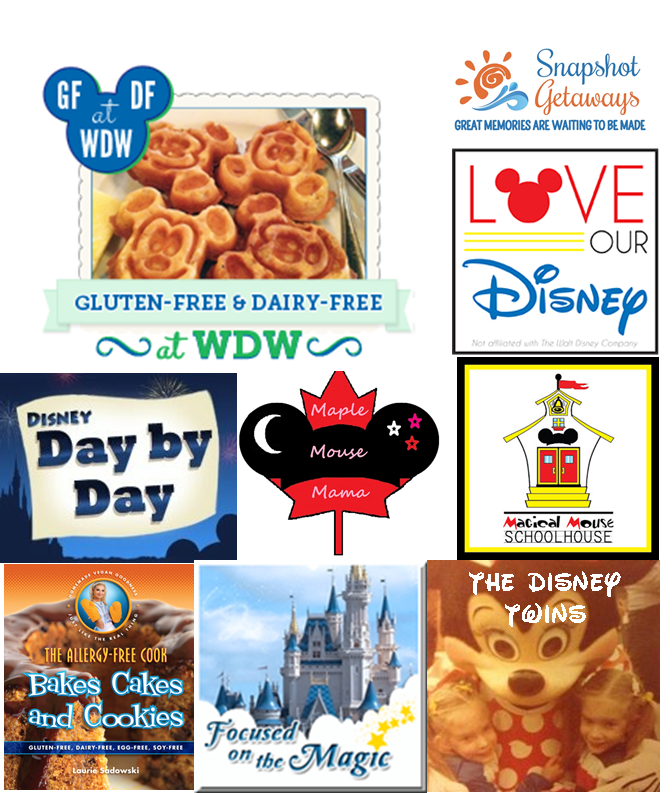 Awesome blogs participating in GF&DF@WDW's birthday giveaway!