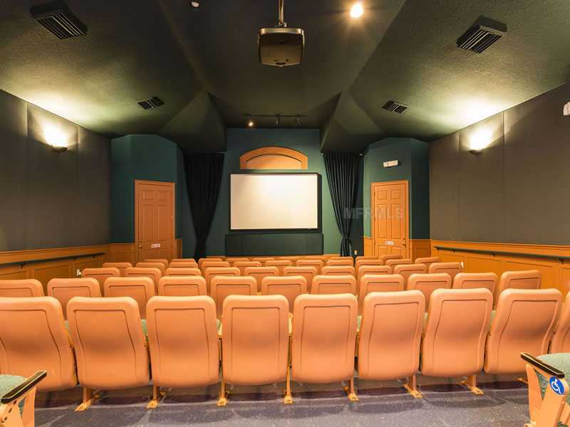cinema in the clubhouse