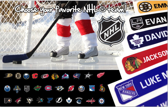 label daddy / NHL Logos