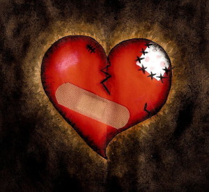 Broken heart for Valentines day