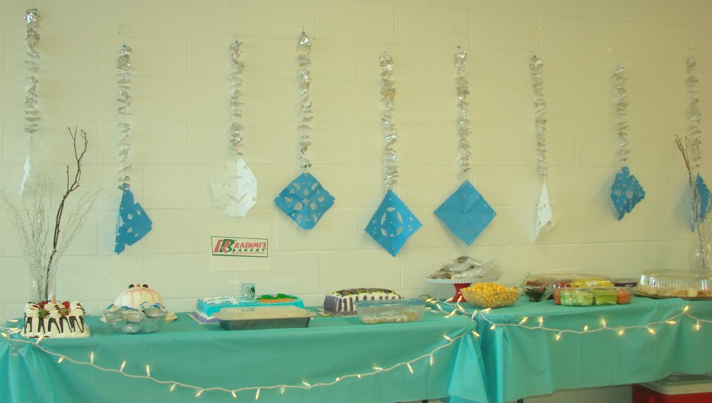 Frozen inspired decorations