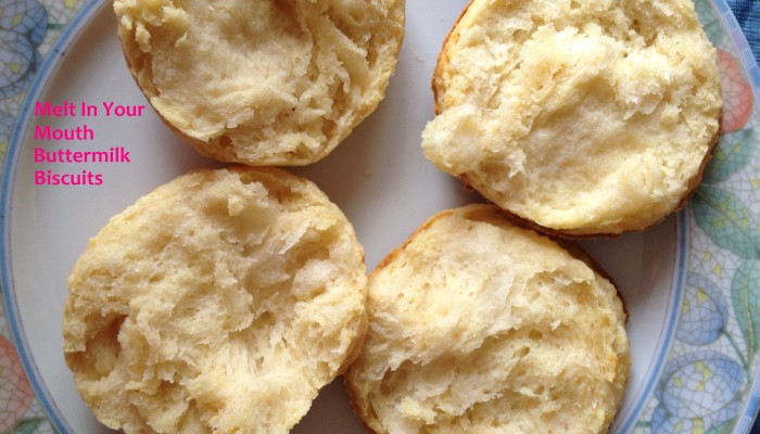 Melt In Your Mouth Buttermilk Biscuits