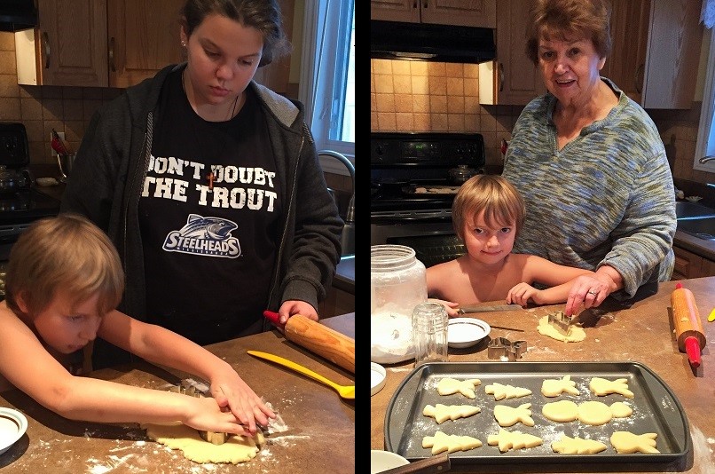 baking cookies