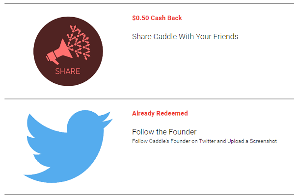 caddle cashback app