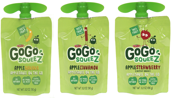 disney, gogo squeez, food allergies