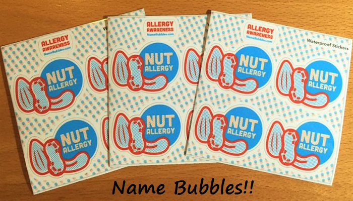 labels giveaway, name bubbles