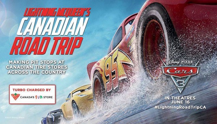 Cars 3' Lightning McQueen replica tours through Calgary