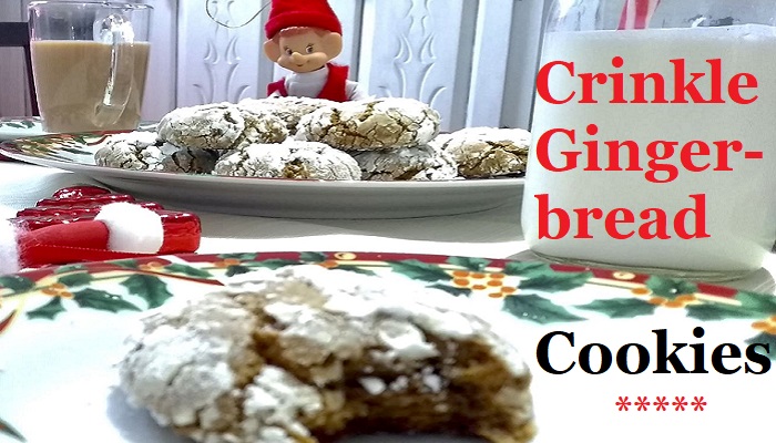 Crinkle-Gingerbread-Cookies